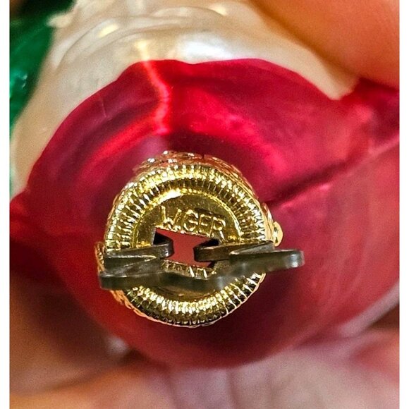 Vintage Inge‎ Glas Glass Christmas Ornament Santa Claus 3.5 In W. Germany - Picture 10 of 11